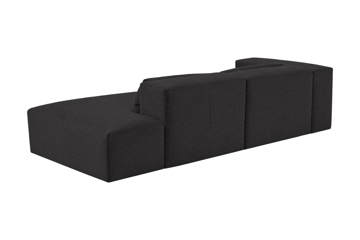 Jasmine Right Chaise Sofa in Roni Ember