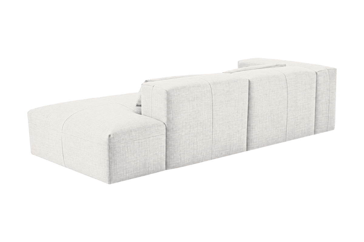 Jasmine Right Chaise Sofa in Mosquito Foam