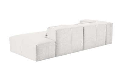 Jasmine Right Chaise Sofa in Mosquito Foam