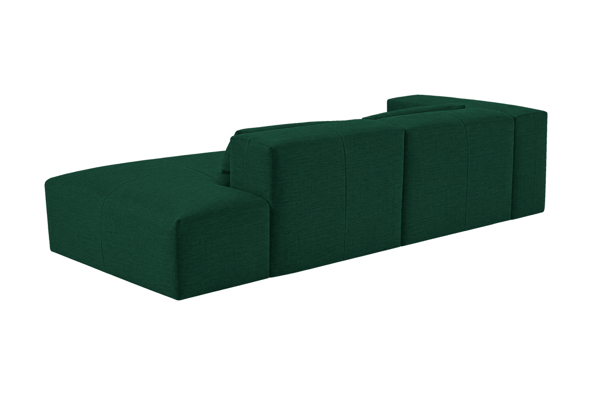 Jasmine Right Chaise Sofa in Roni Frog