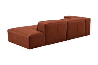 Jasmine Right Chaise Sofa in Momo Grower