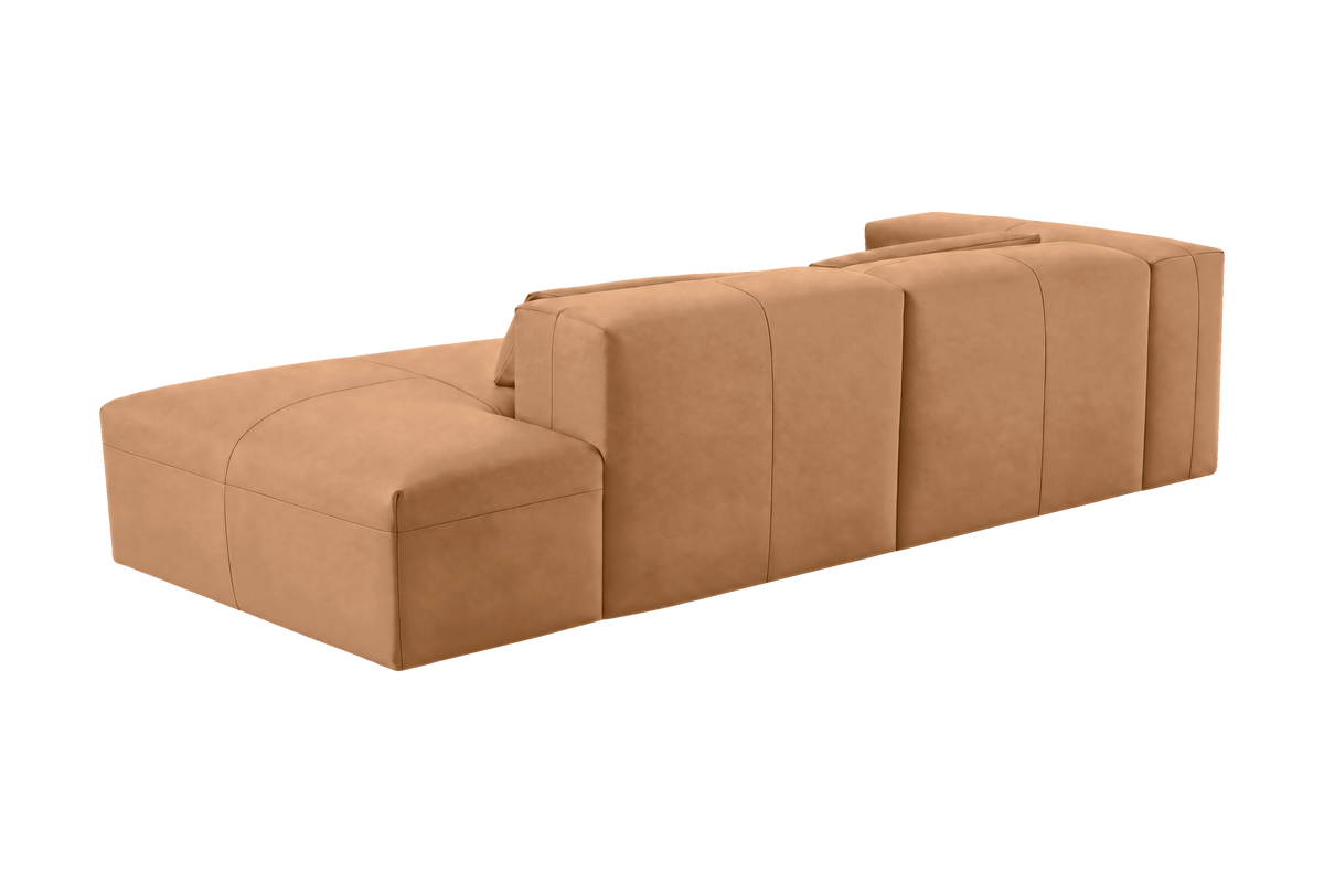 Jasmine Right Chaise Sofa in Dante Les Yeux