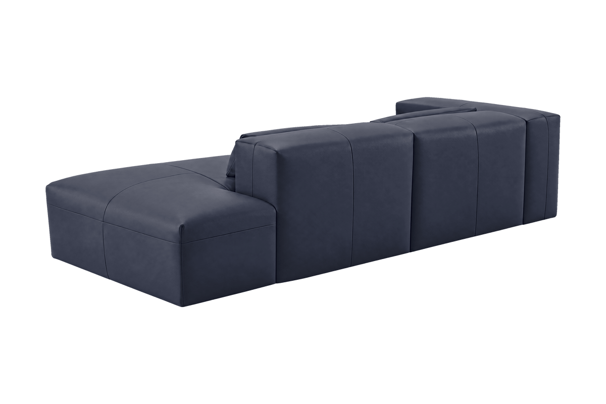 Jasmine Right Chaise Sofa in Momo Midnight
