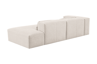 Jasmine Right Chaise Sofa in Fresco Milky