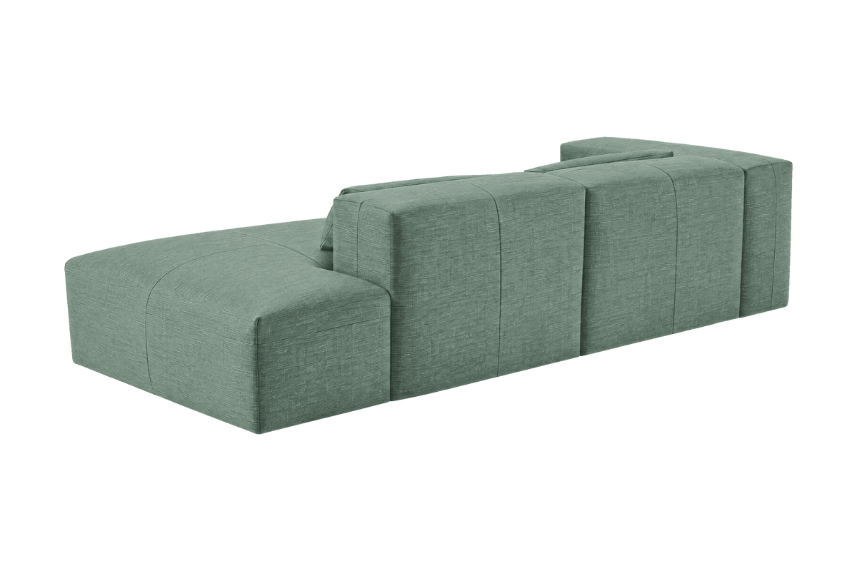 Jasmine Right Chaise Sofa in Roni Nane