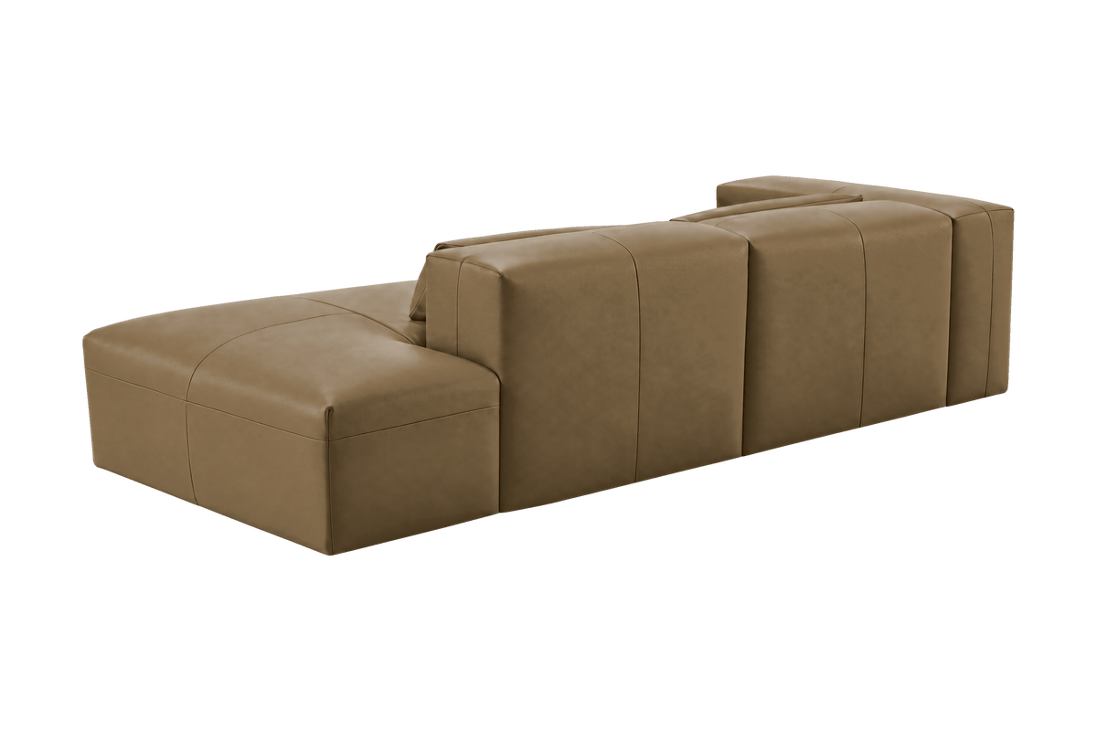 Jasmine Right Chaise Sofa in Momo Olivia