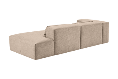 Jasmine Right Chaise Sofa in Roni Pine Nut