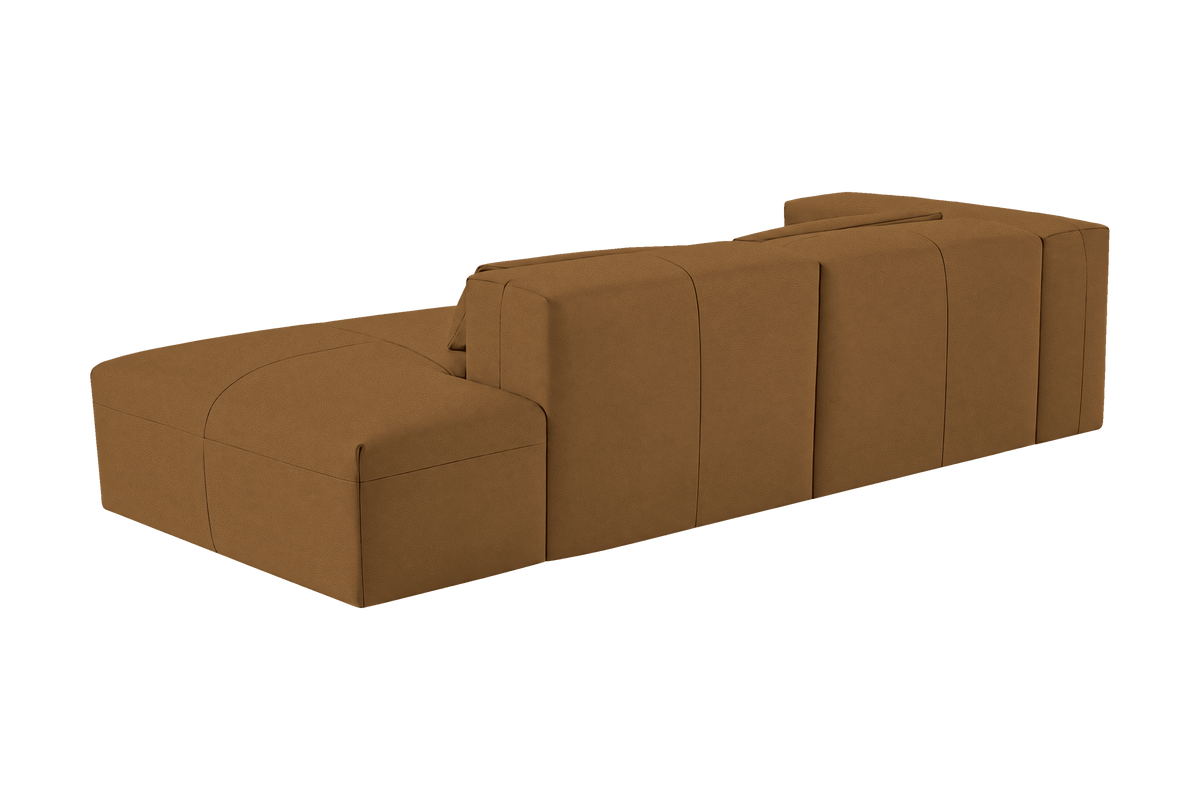 Jasmine Right Chaise Sofa in Felix Pisco