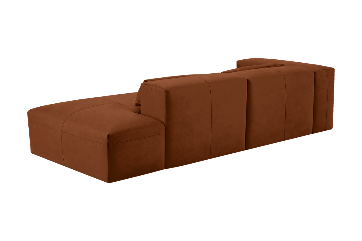 Jasmine Right Chaise Sofa in Marfa Pluto