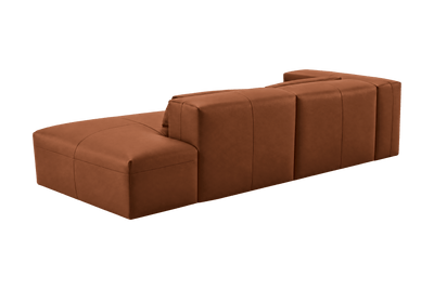 Jasmine Right Chaise Sofa in Momo Porto