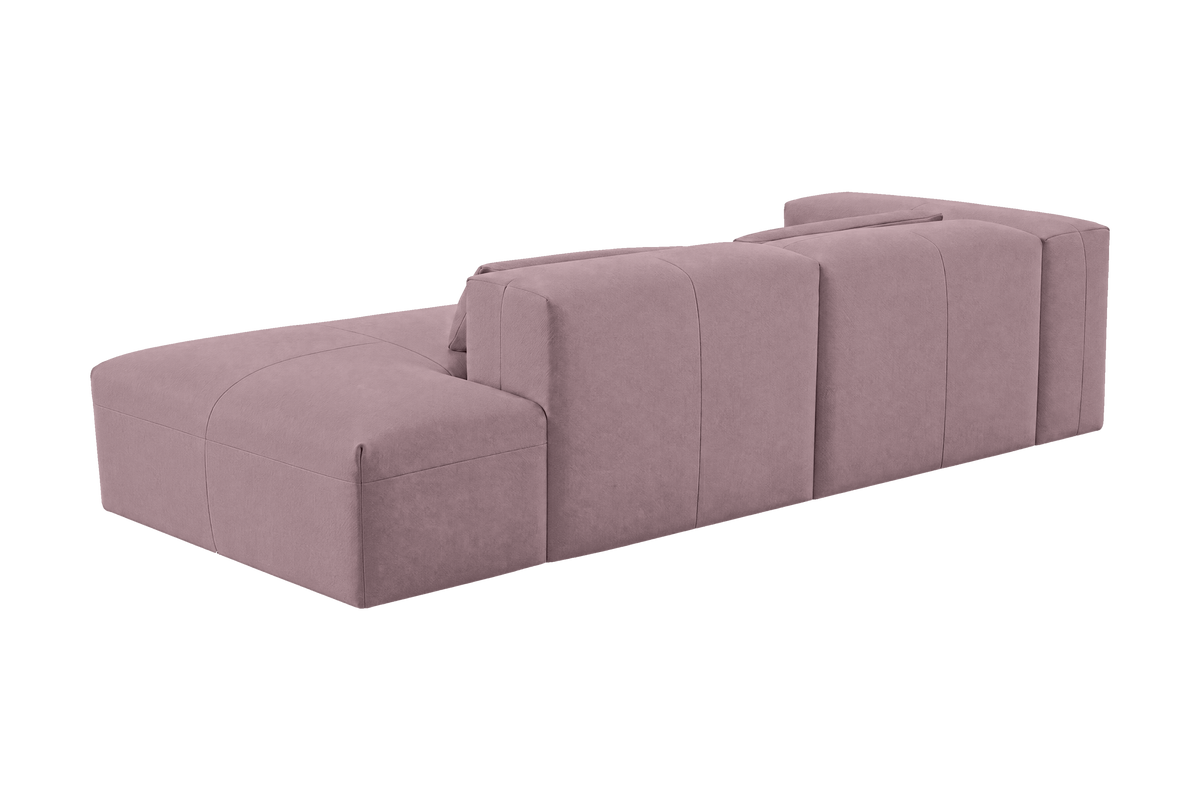 Jasmine Right Chaise Sofa in Fresco Saint-Tropez