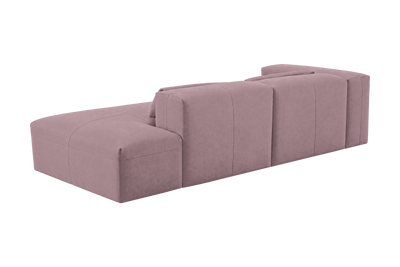 Jasmine Right Chaise Sofa in Fresco Saint-Tropez