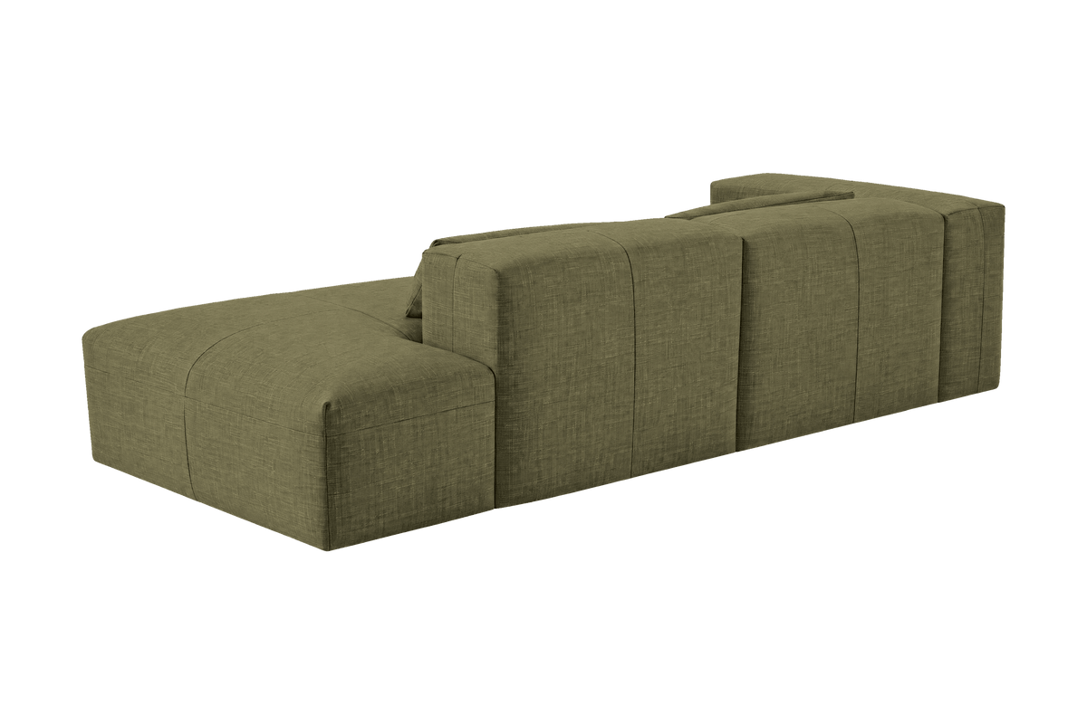 Jasmine Right Chaise Sofa in Mosquito Sycamore