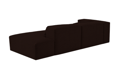 Jasmine Right Chaise Sofa in Mosquito Terra