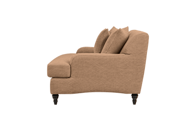 Senia Cuddle Chair in Roni Biscotti