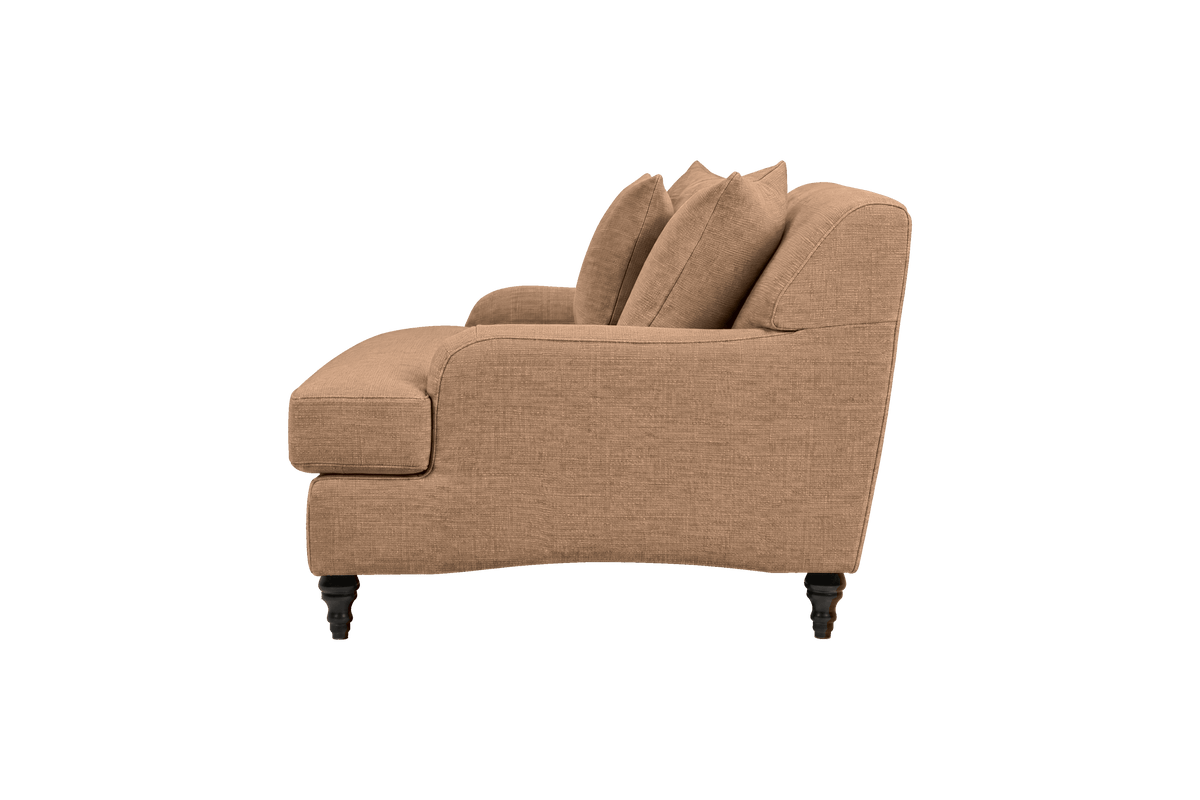 Senia Cuddle Chair in Roni Biscotti