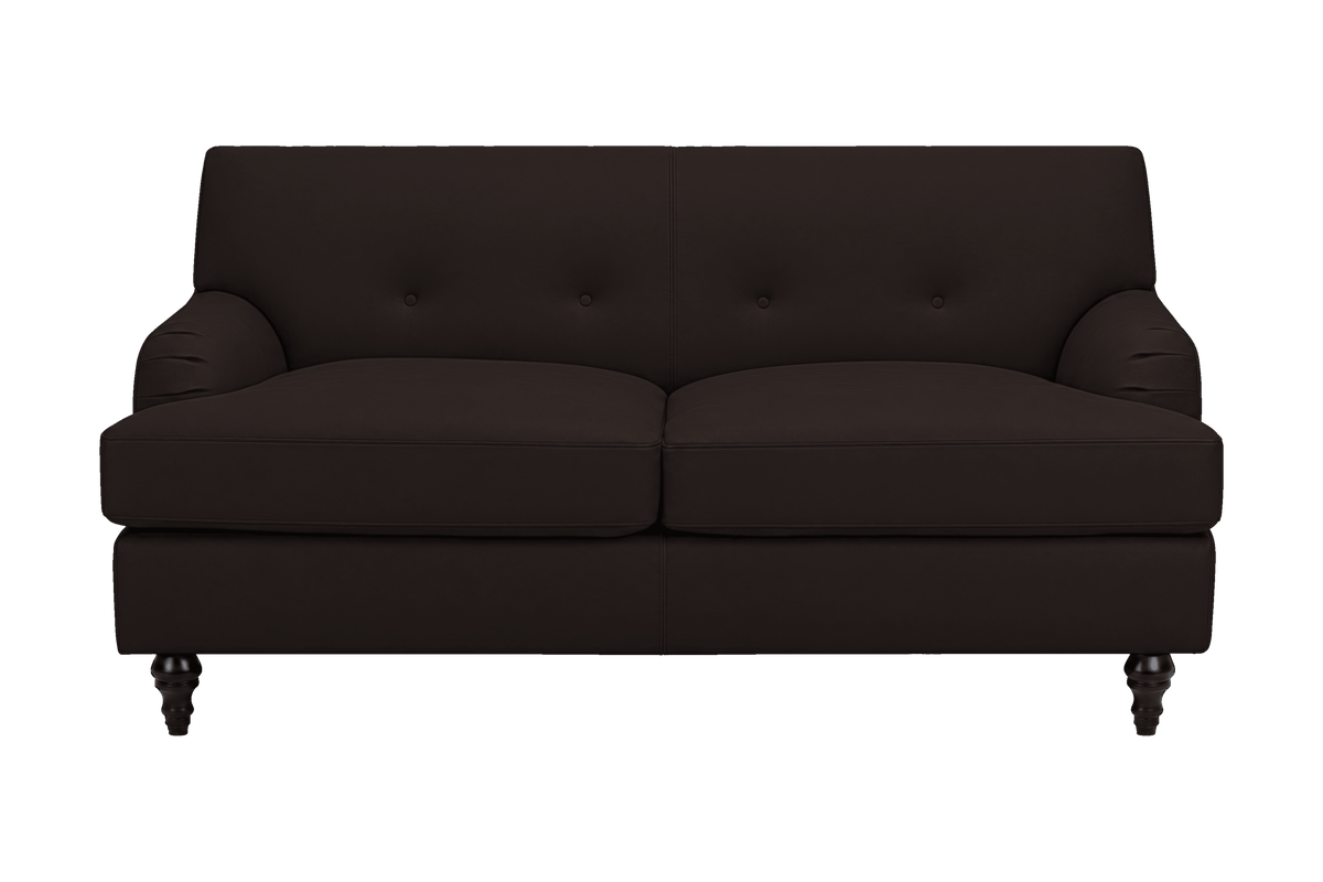 Senia Large Sofa in Dante Ebony