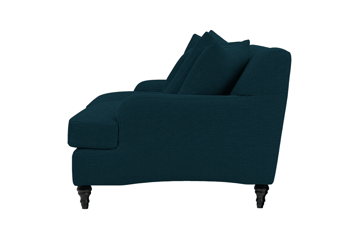Senia Small Sofa in Roni Deep Lake