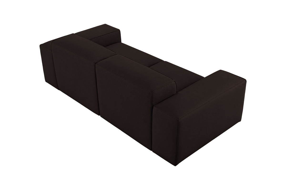 Elo Small Sofa in Dante Ebony