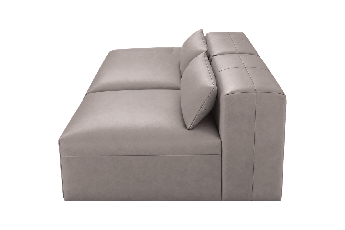Jasmine Left Chaise Open Sofa in Momo Ash
