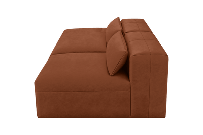Jasmine Left Chaise Open Sofa in Dante Hazel