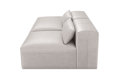 Jasmine Left Chaise Open Sofa in Momo Milky