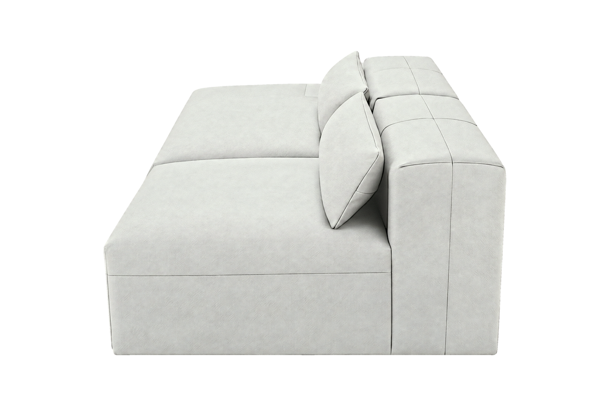 Jasmine Left Chaise Open Sofa in Felix Milky