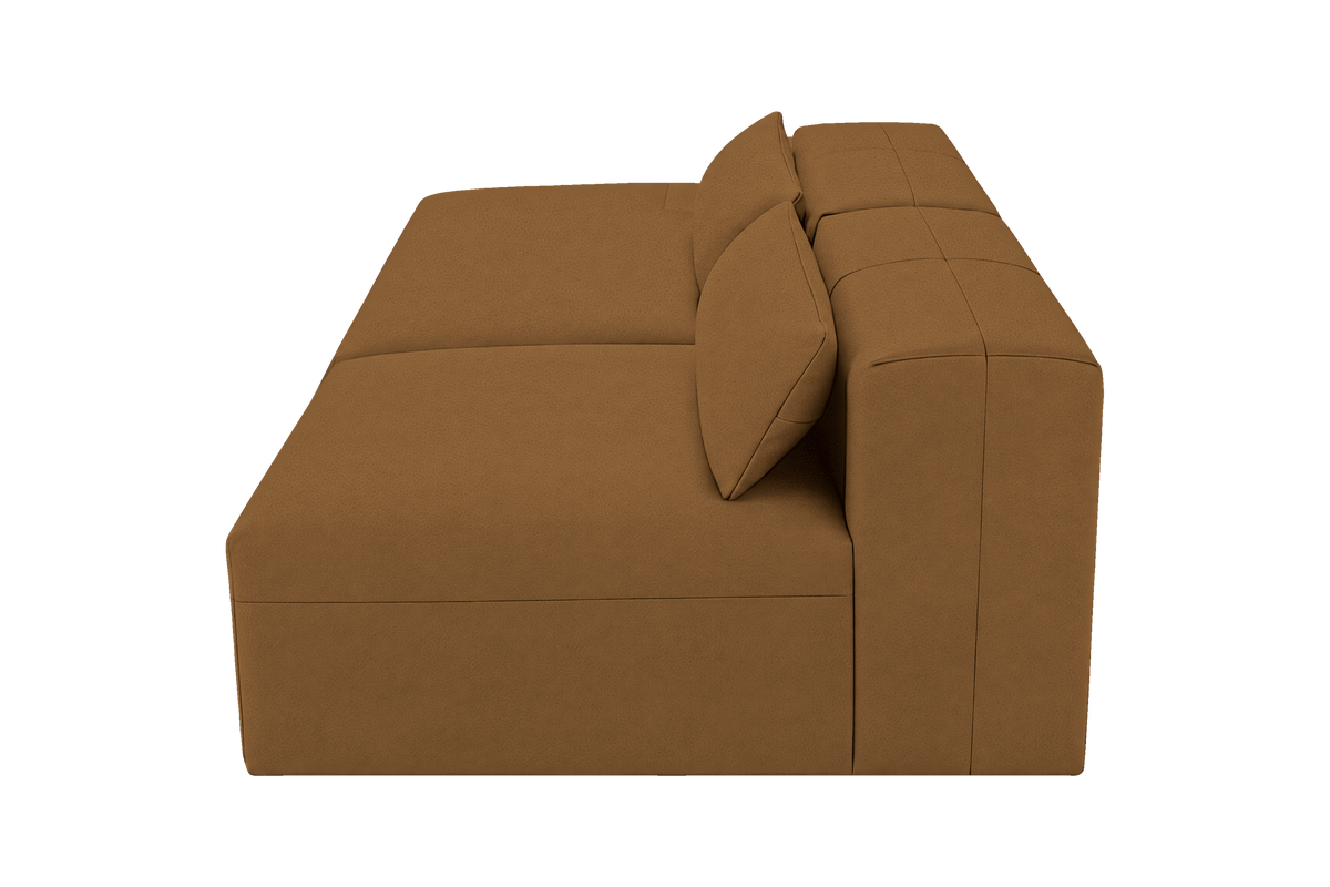 Jasmine Left Chaise Open Sofa in Felix Pisco
