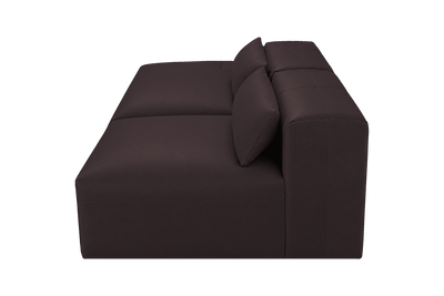 Jasmine Left Chaise Open Sofa in Momo Rollie