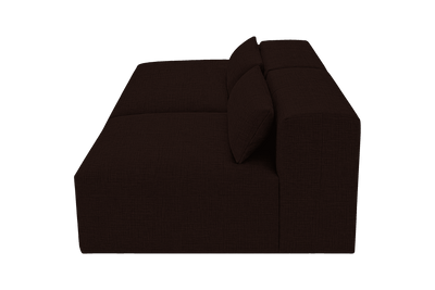 Jasmine Left Chaise Open Sofa in Mosquito Terra
