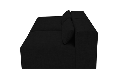 Jasmine Left Chaise Open Sofa in Mosquito Yves