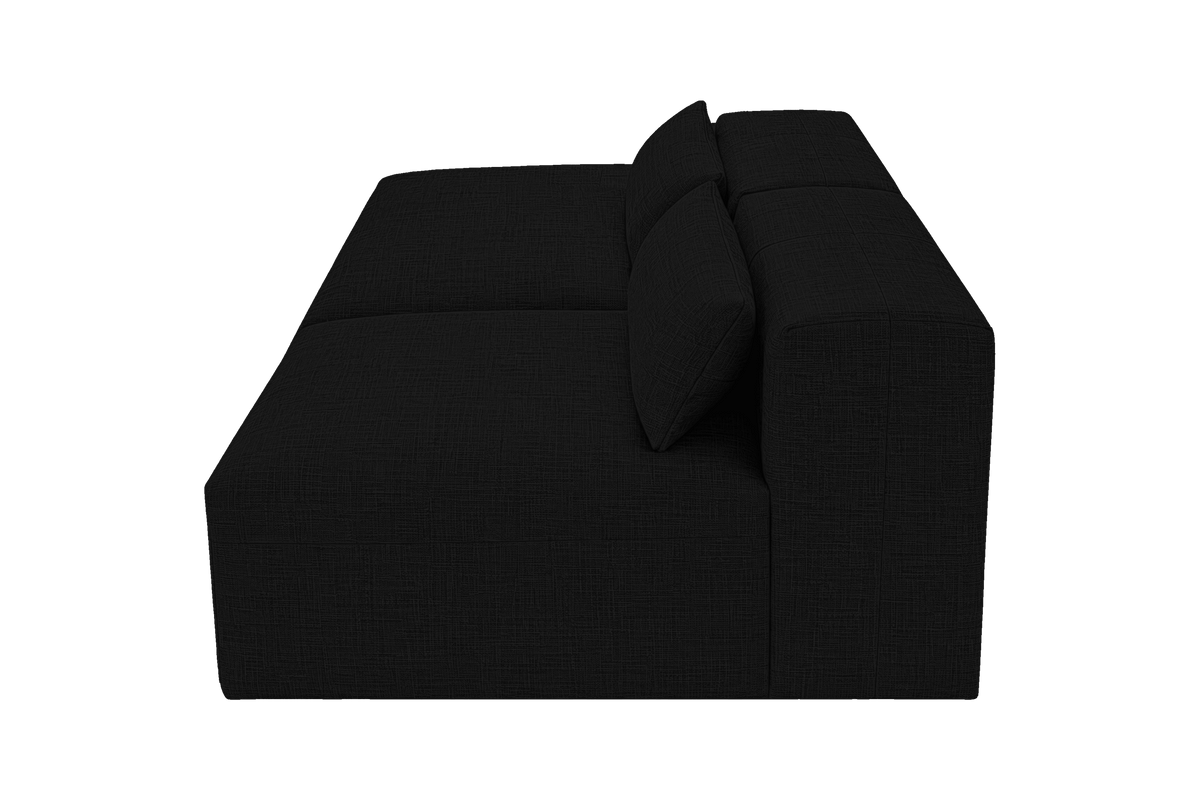 Jasmine Left Chaise Open Sofa in Mosquito Yves