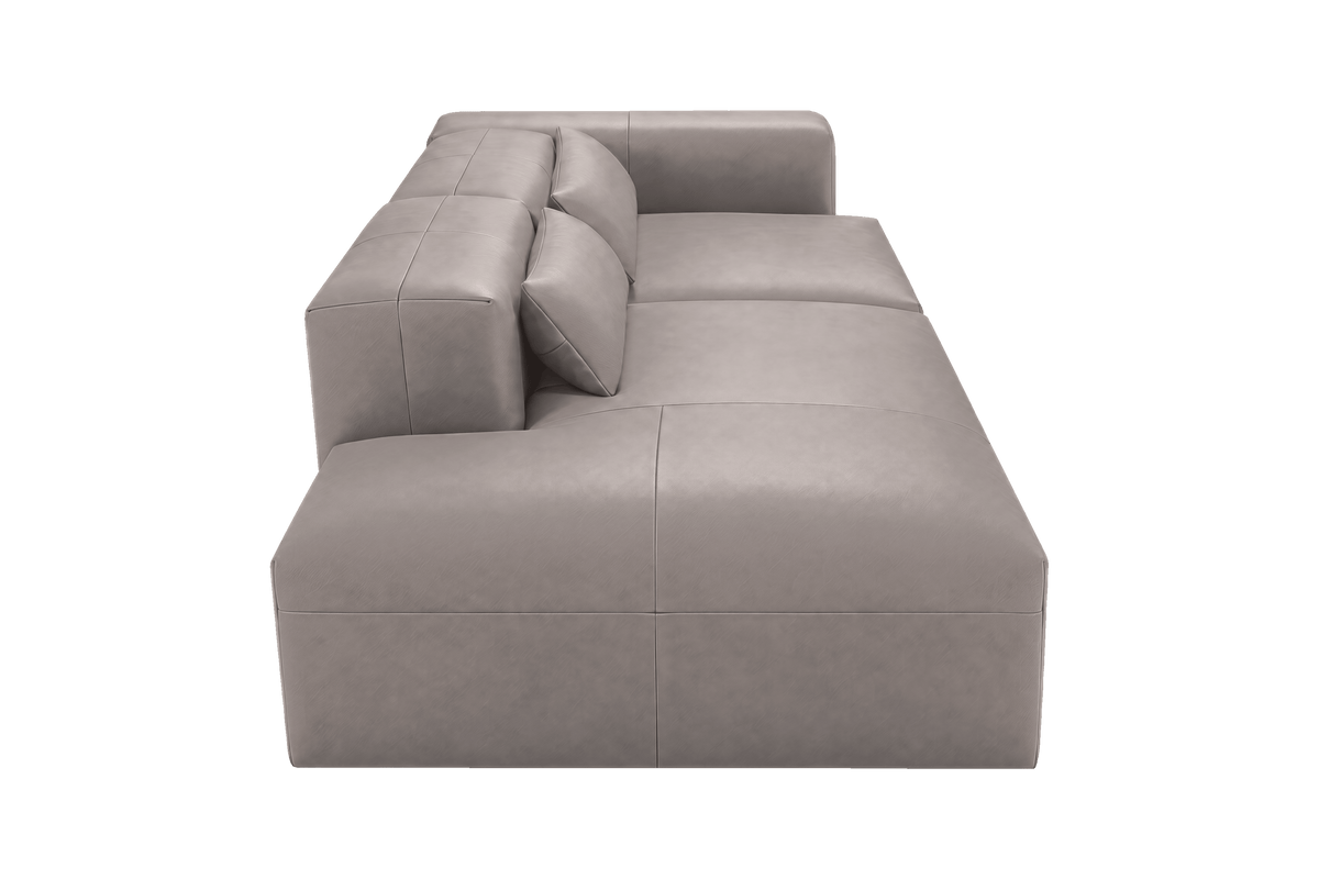 Jasmine Left Chaise Sofa in Momo Ash