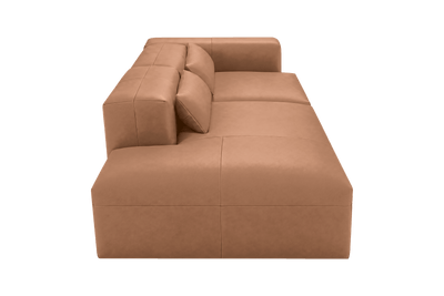 Jasmine Left Chaise Sofa in Momo Camel