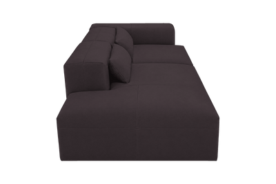 Jasmine Left Chaise Sofa in Dante Charcoal