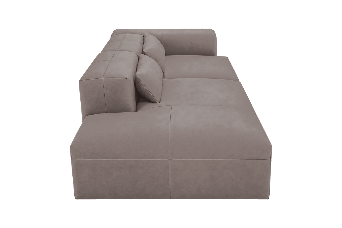 Jasmine Left Chaise Sofa in Dante Cos