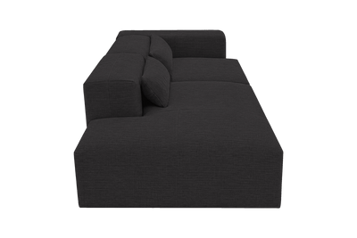 Jasmine Left Chaise Sofa in Roni Ember