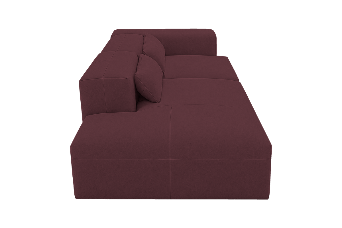 Jasmine Left Chaise Sofa in Fresco Figaro