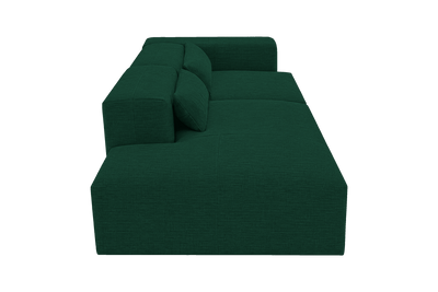 Jasmine Left Chaise Sofa in Roni Frog