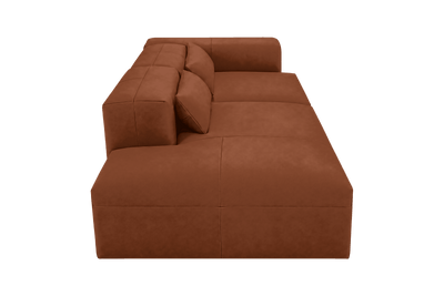 Jasmine Left Chaise Sofa in Dante Hazel