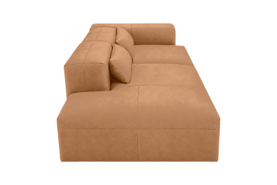 Jasmine Left Chaise Sofa in Dante Les Yeux