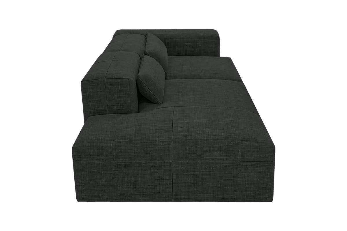 Jasmine Left Chaise Sofa in Mosquito Lola
