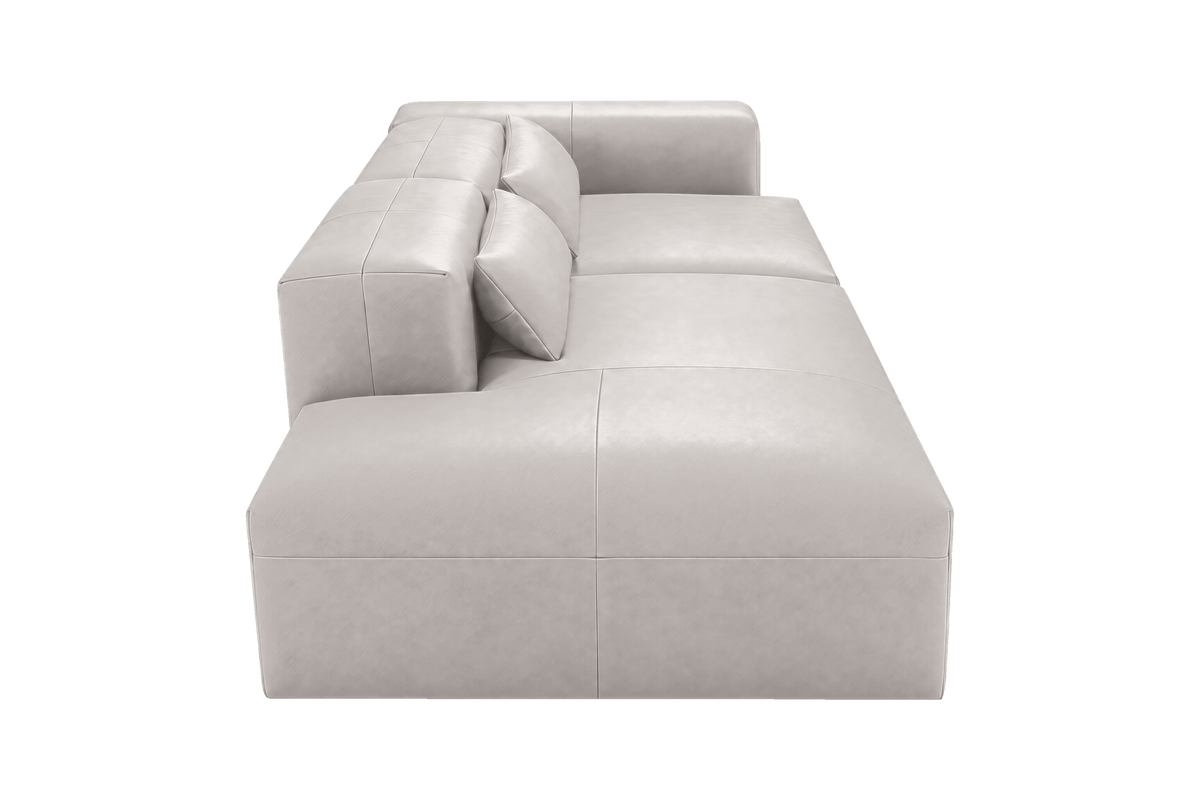 Jasmine Left Chaise Sofa in Momo Milky