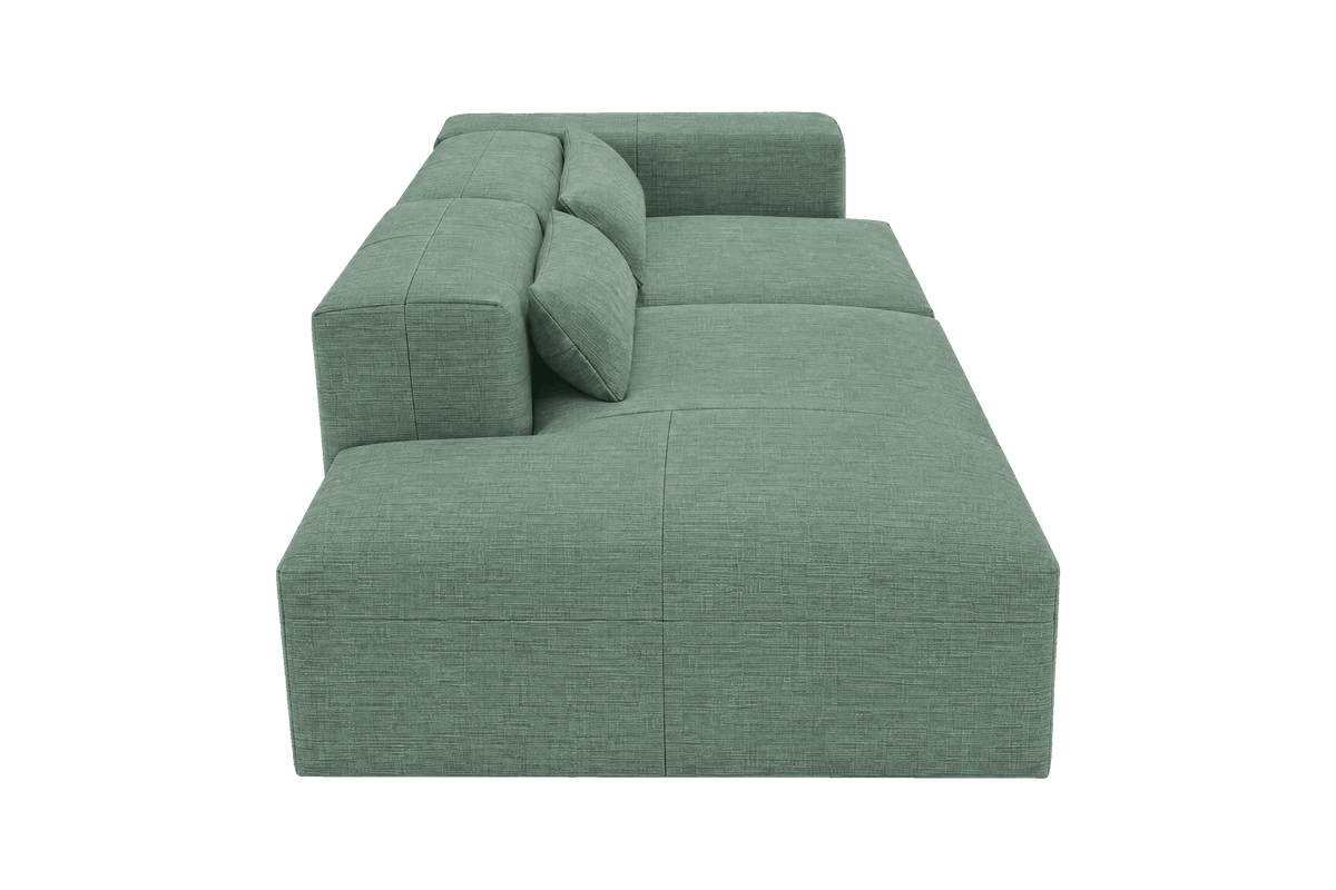 Jasmine Left Chaise Sofa in Roni Nane