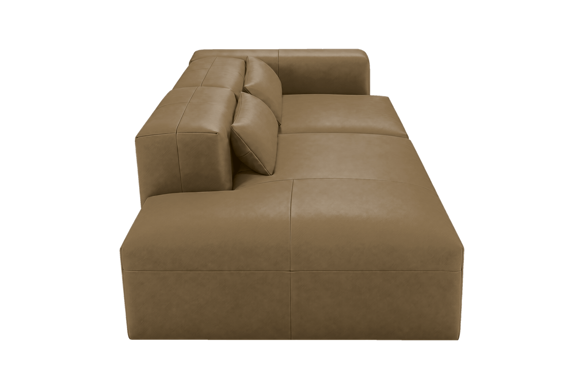 Jasmine Left Chaise Sofa in Momo Olivia