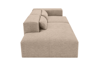 Jasmine Left Chaise Sofa in Roni Pine Nut