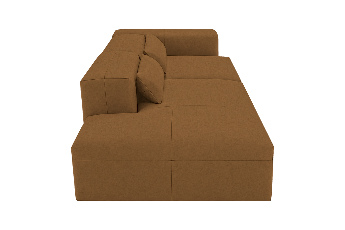 Jasmine Left Chaise Sofa in Felix Pisco