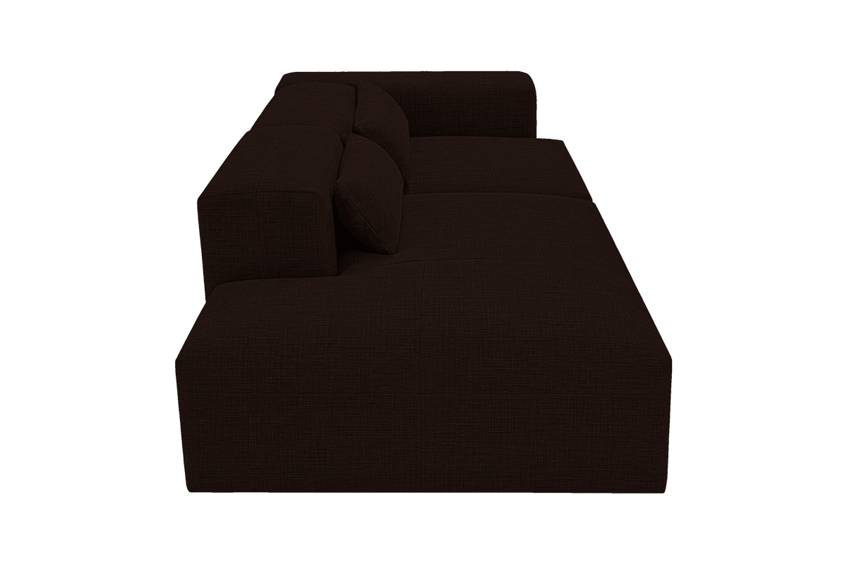 Jasmine Left Chaise Sofa in Mosquito Terra