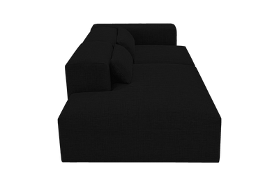 Jasmine Left Chaise Sofa in Mosquito Yves
