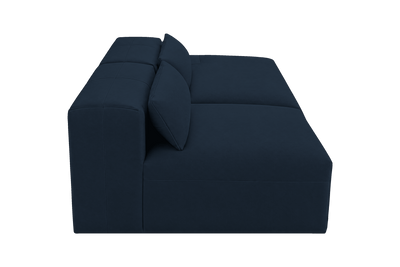 Jasmine Right Chaise Open Sofa in Dante Aqua